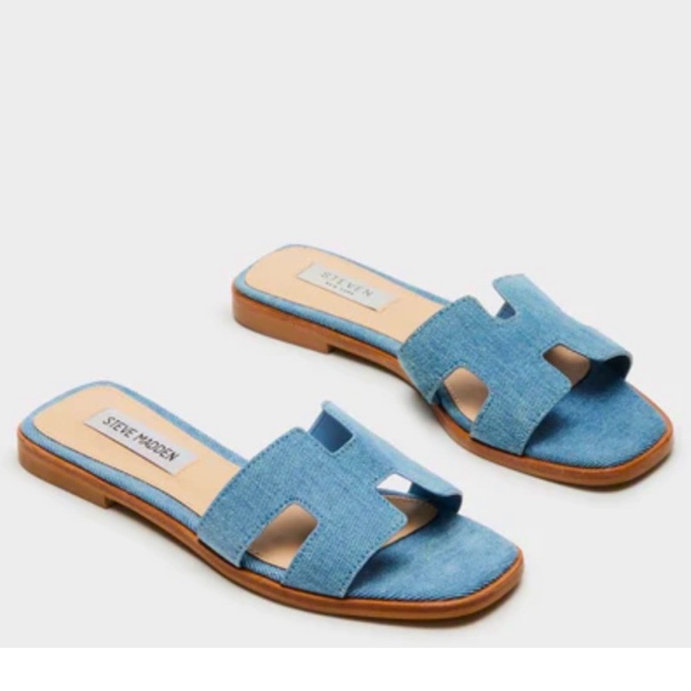 NIB Steve Madden Haydn Denim Sandal